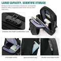 Anti-Theft Chest Bag with Combination Lock and USB Charging Port - Black - view 5