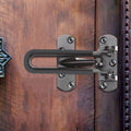 Anti-Theft Door Security Latch Lock, Zinc Alloy - Silver - view 5