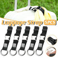 Anti-Theft Luggage Strap Set with Metal Buckle, Pack of 5