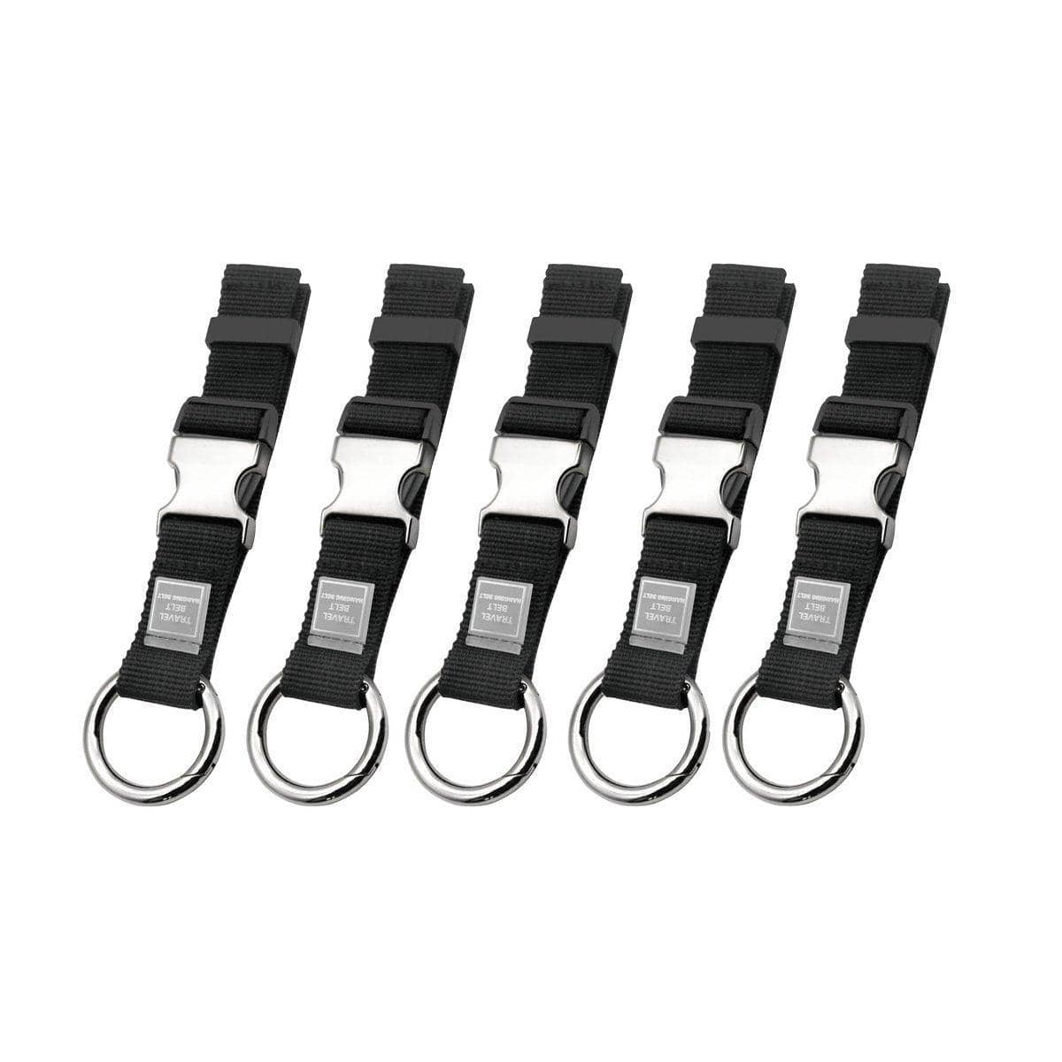 Anti-Theft Luggage Strap Set with Metal Buckle, Pack of 5 - view 2