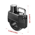 Anti-Theft Motorcycle Helmet Lock with Key, Metal Handlebar Hook - view 3