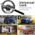 Anti-Theft Steering Wheel Lock, Telescopic Bar with Emergency Hammer - view 5