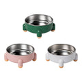 Anti-Tip Stainless Steel Dog and Cat Bowl - Pink - view 3