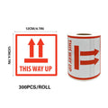 Anti-Tipping Warning Labels, 12 x 12cm, Roll of 300 - view 3