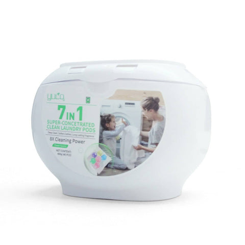 Antibacterial Laundry Detergent Pods - White Tub, Pack of 40