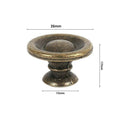Antique Brass Drawer Knobs for Cabinets and Cupboards - Pack of 10 - view 4