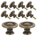 Antique Brass Drawer Knobs for Cabinets and Cupboards - Pack of 20 - view 3