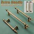 Antique Bronze Cabinet Door Handle - 160 mm Hole Spacing, 215 mm Long - view 2