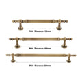 Antique Bronze Cabinet Door Handle - 224 mm Hole Spacing, 280 mm Long - view 4