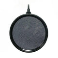 Aquarium Air Stone Disc Bubble Diffuser - 13 cm, Grey and Black