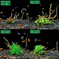 Aquarium Decoration Set with Artificial Wood and Plants - CM2403-Green - view 5