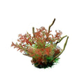 Aquarium Decoration Set with Artificial Wood and Plants - CM2503-Dark Red