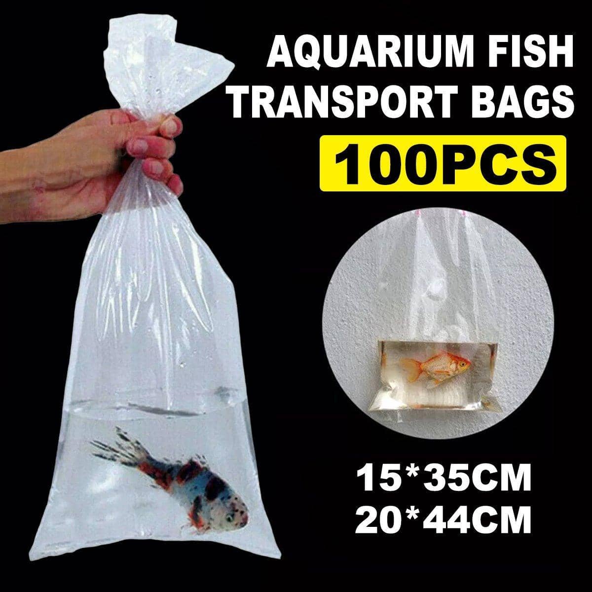 Aquarium Fish Breathing Bags, Pack of 100 - 20 x 44 cm - view 2