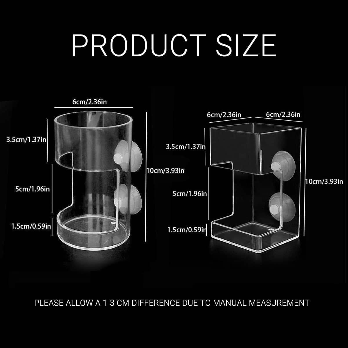 Aquarium Fish Food Feeding Ring with Suction Cups - Round - view 4