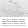Aquarium Glass Cover Support Clip Holder, Acrylic Bracket Pack of 4 - 6mm - view 5