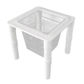 Aquarium Hydroponic Plant Basket with Adjustable Legs - Large (15 x 15 x 14.2 cm)