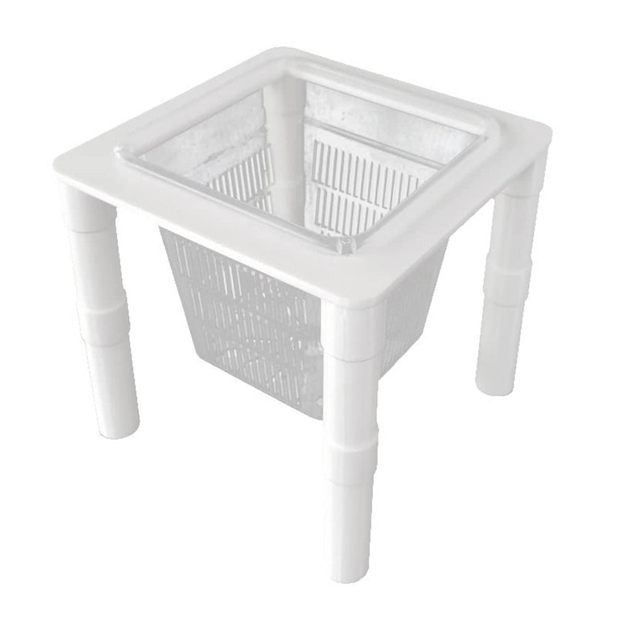 Aquarium Hydroponic Plant Basket with Adjustable Legs - Large (15 x 15 x 14.2 cm)