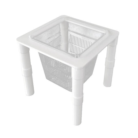 Aquarium Hydroponic Plant Basket with Adjustable Legs - Small (12 x 12 x 14.2 cm)
