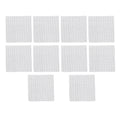 Aquarium Plant Mesh Pads in Stainless Steel - 8 x 8 cm, Pack of 10