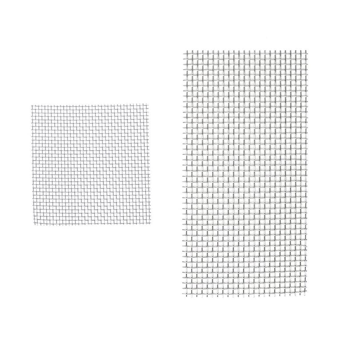 Aquarium Plant Mesh Pads in Stainless Steel - 8 x 8 cm, Pack of 10 - view 3