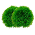 Aquarium Plastic Grass Ball Decoration - Large (11.5 cm), Pack of 2