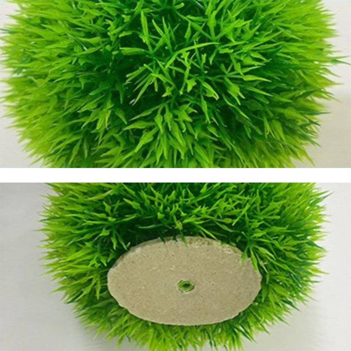 Aquarium Plastic Grass Ball Decoration - Large (11.5 cm), Pack of 2 - view 5