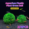 Aquarium Plastic Grass Ball Decoration - Small (9 cm), Pack of 4 - view 2