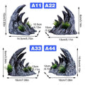 Aquarium Resin Dragon Stone Rock Ornament for Fish Tanks - Dragon Valley Style 3, Pack of 6 - view 5