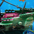 Aquarium Shipwreck Ornament, Resin Bubble Boat Fish Tank Decoration - view 5