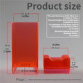 Aquarium Sump Filter Media Box - Red, 10.4 x 19.8 x 2.5 cm - view 3