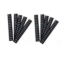 Aquarium Thermometer Sticker Fish Tank Temperature Strip - Pack of 10