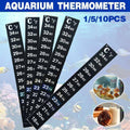 Aquarium Thermometer Sticker Fish Tank Temperature Strip - Pack of 10 - view 2