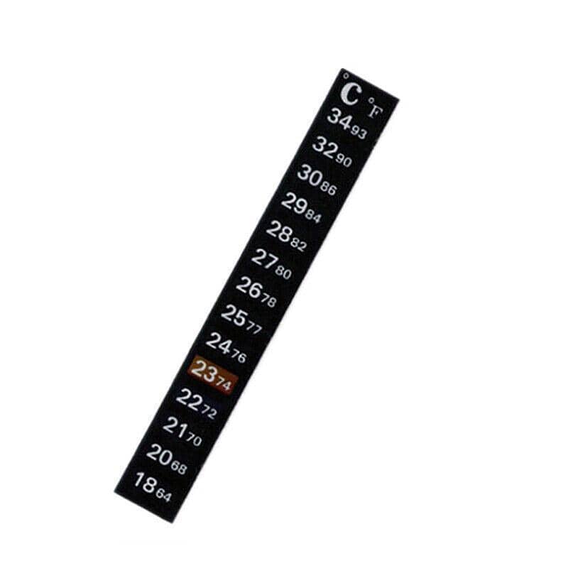 Aquarium Thermometer Sticker Fish Tank Temperature Strip - Pack of 10 - view 3