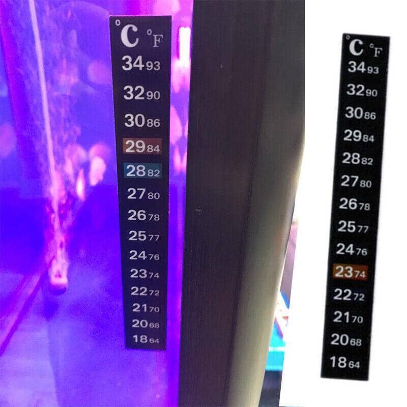 Aquarium Thermometer Sticker Fish Tank Temperature Strip - Pack of 10 - view 5