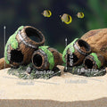 Aquarium Wine Barrel Hideout Decoration, Resin - Small (11.5 x 6.5 x 8.5 cm) - view 4