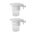Aquatic Plant Cups with Adjustable Wall Mount, Clear, Pack of 2 - view 2