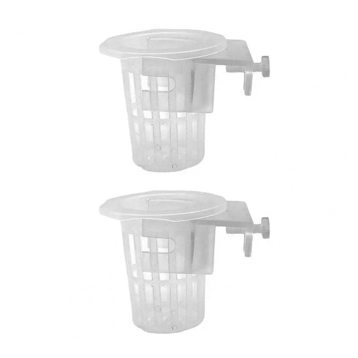 Aquatic Plant Cups with Adjustable Wall Mount, Clear, Pack of 2 - view 2