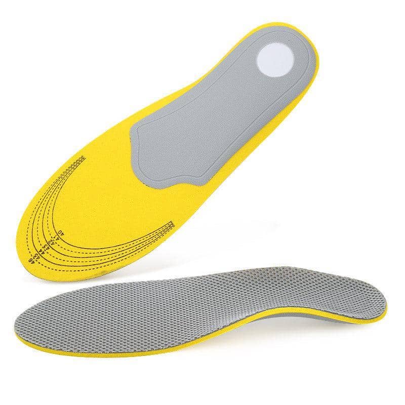 Arch Support Shoe Insoles with Foam Top Layer - Size S (25.5 cm Long)