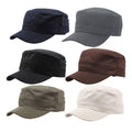 Army Plain Hat Classic Cadet Field Military Cap - Beige - view 3