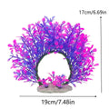 Artificial Aquarium Plant Purple Pink Arch - 19 x 17cm - view 3