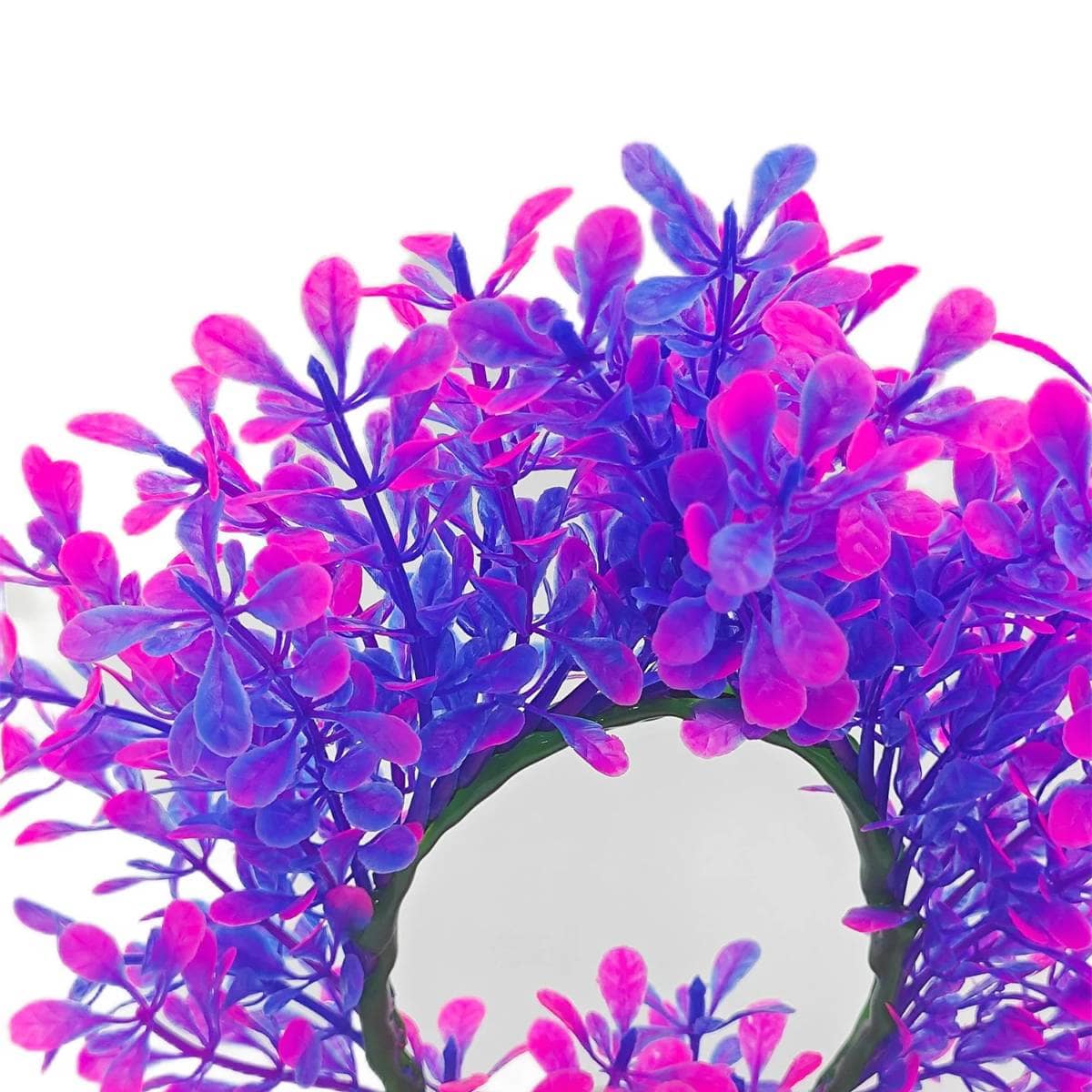 Artificial Aquarium Plant Purple Pink Arch - 19 x 17cm - view 5
