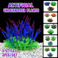 Artificial Aquarium Plants for Fish Tank Decoration - Style 01, Pack of 3 - view 2