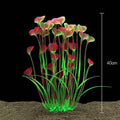 Artificial Aquarium Water Plant, 40 cm - Red and Green - view 5