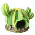 Artificial Cactus Tree Aquarium Ornament, Desert Plant Hideout for Fish Tanks - view 2