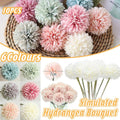 Artificial Dandelion Flowers, Set of 10 - Light Blue - view 2