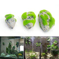 Artificial Floating Stone with Moss Aquarium Decoration - Medium (14 x 8.7 cm) - view 5