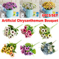 Artificial Flowers for Home Decoration - White, Pack of 6 - view 2
