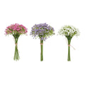 Artificial Foam Gypsophila Flower Bouquet, 12 Stems - Purple - view 3