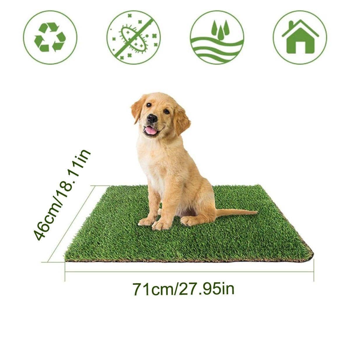 Artificial Grass Pee Pad for Dog Potty Training, Indoor Lawn Pad - view 3