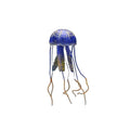 Artificial Jellyfish Fish Tank Ornament, Silicone - Blue and Orange